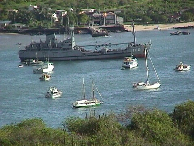 Arctracer At Anchor In Wreck Bay